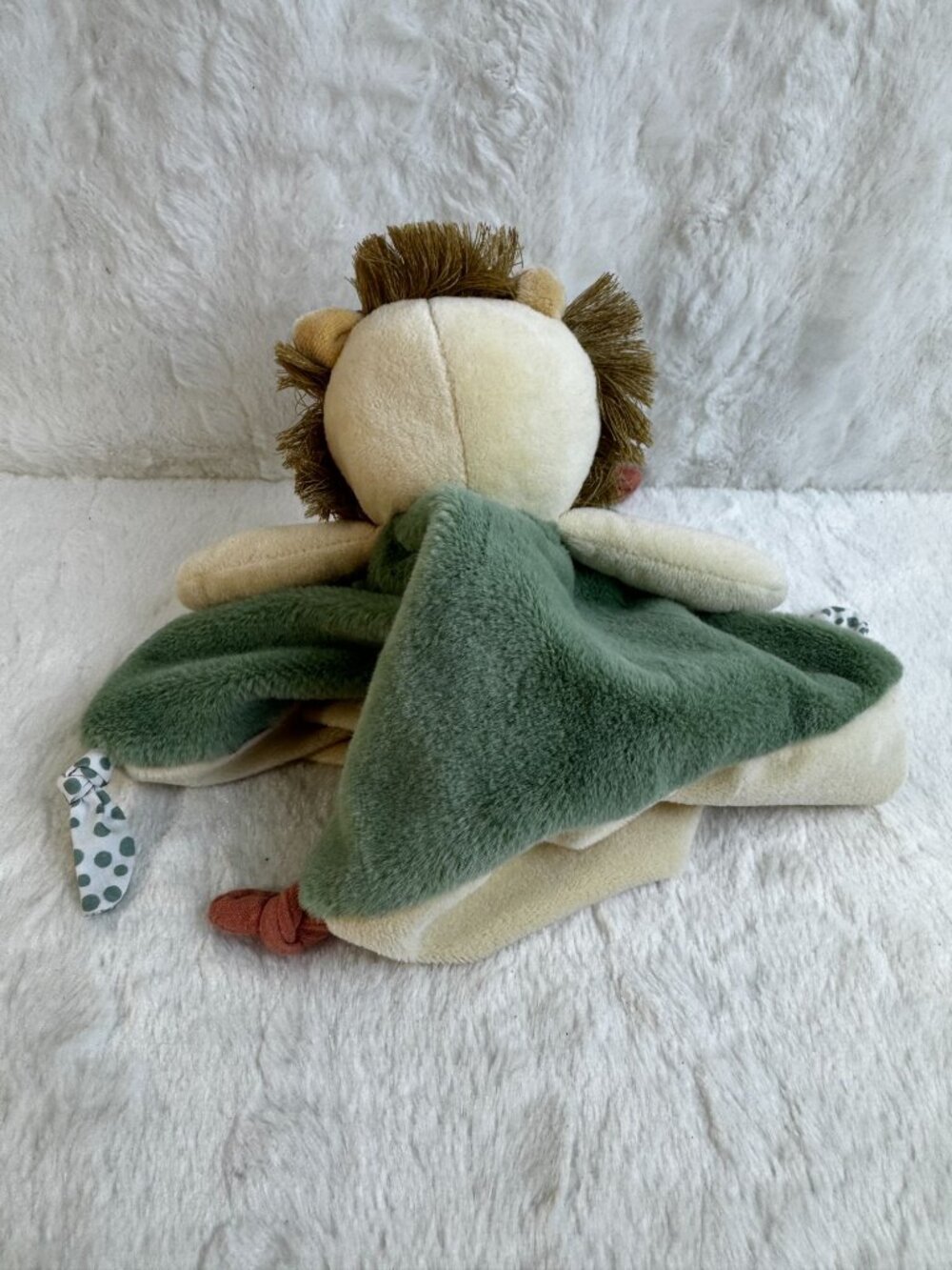 Baby Couleurs SAVANE Lion Plush Lovey Security Blanket Doudou et Compagnie Paris - Picture 6 of 6